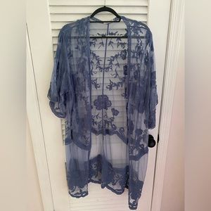 Blue Lace Kimono